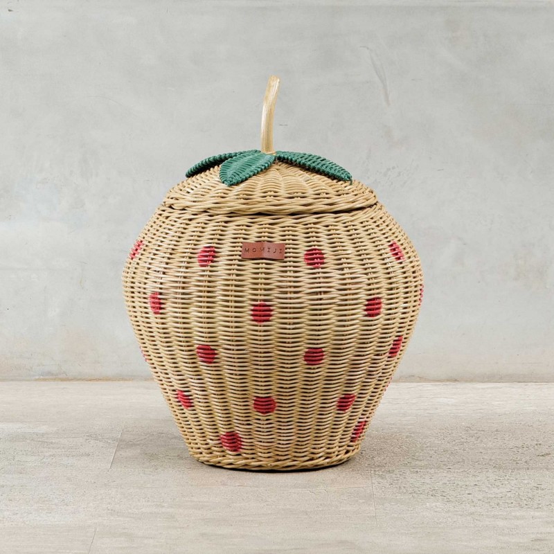 Strawberry Rattan Basket